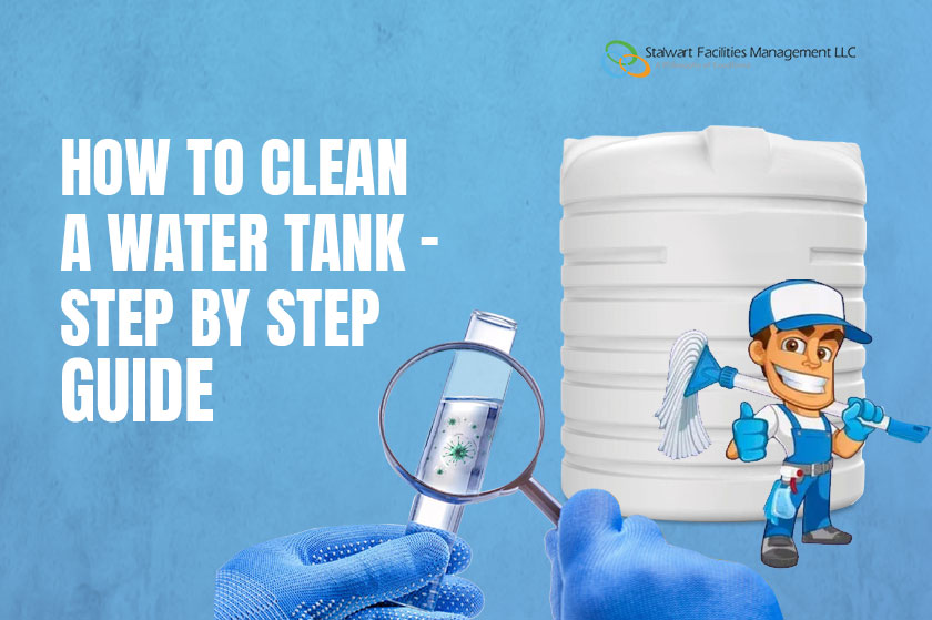 How to clean a water tank